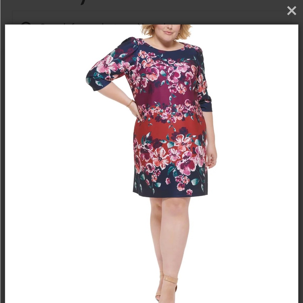 JESSICA HOWARD DRESS SIZE 1 beautiful colors Lined dress with zipper